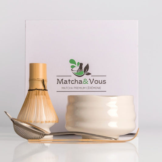 Coffret Thé Matcha Cérémonie Bio Stick et son Fouet- Thé vert matcha -  Panda Tea